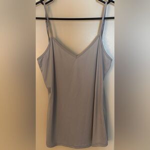Medium Grey Vneck Sleep Tank Slip Under Sleepwear Women's Sz Medium
